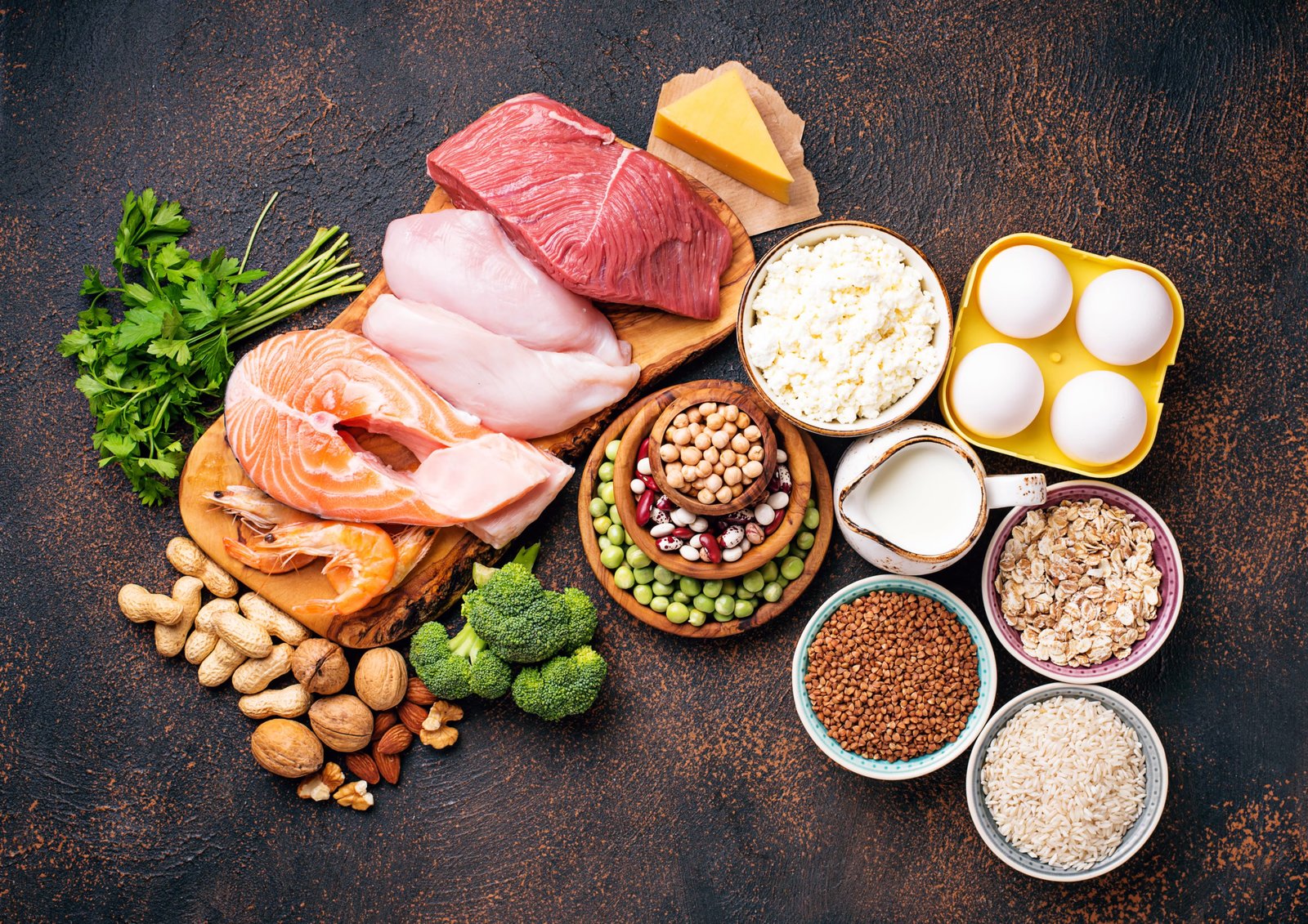alimentos mais ricos em proteína para ganhar massa